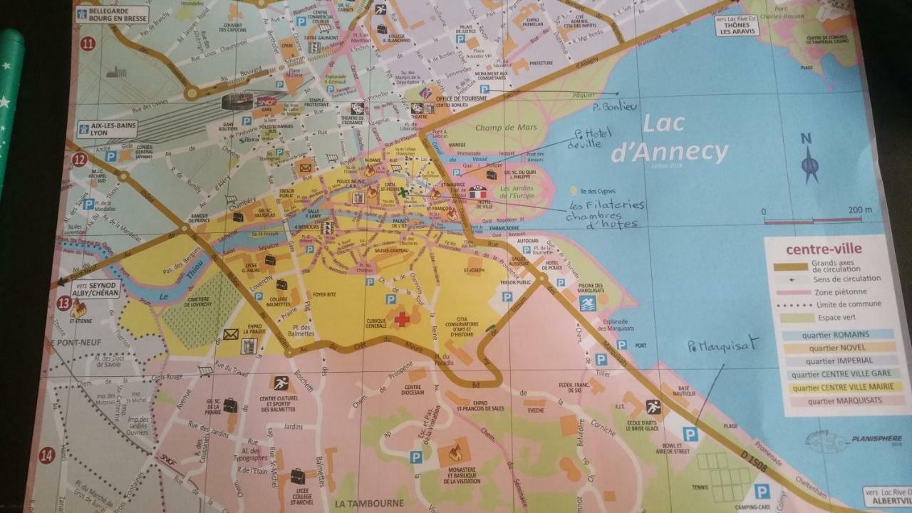Les Filateries Chambre Lin Annecy Luaran gambar